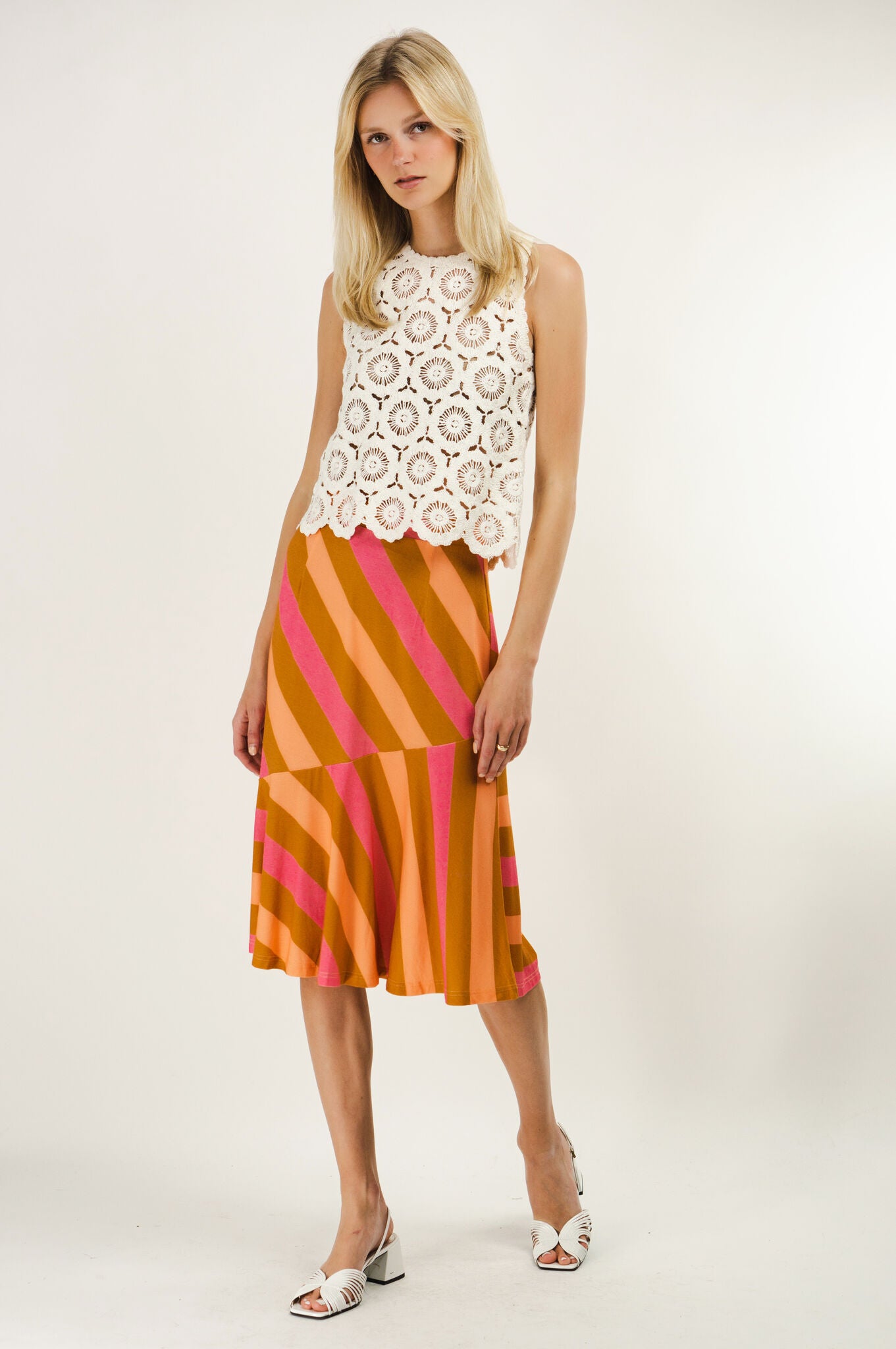 Stripe Chatterton Skirt