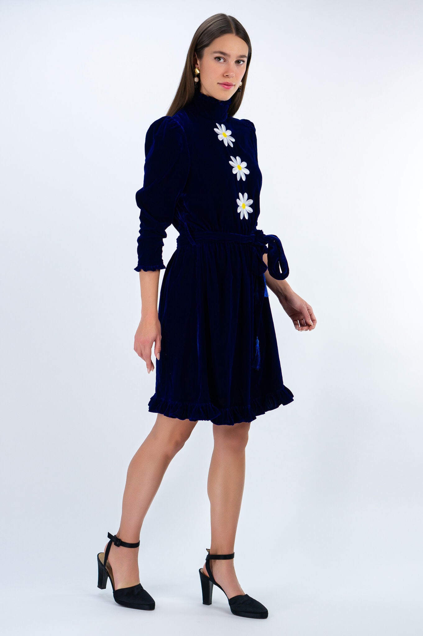 Daisy Velvet Dress