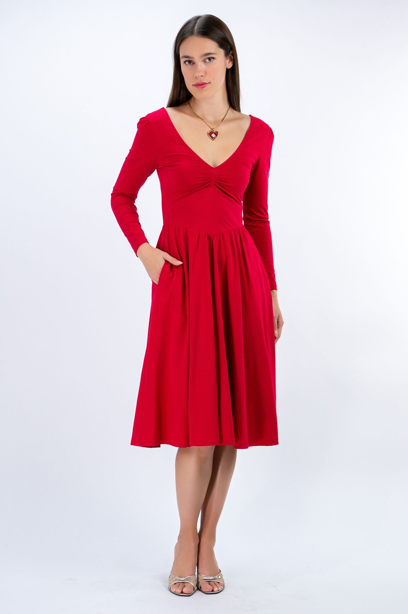 Red Pina Dress